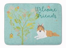 Load image into Gallery viewer, Welcome Friends Collie Machine Washable Memory Foam Mat BB7584RUG