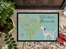 Load image into Gallery viewer, Welcome Friends Dalmatian Doormat - 18x27 Decorative Floor Mat – Indoor/Outdoor Rug with Artistic Flair BB7585MAT