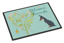 Load image into Gallery viewer, Welcome Friends Doberman Pinscher Doormat - 24x36 Decorative Floor Mat – Indoor/Outdoor Rug with Artistic Flair BB7586JMAT
