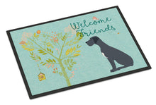 Load image into Gallery viewer, Welcome Friends Black Great Dane Doormat - 18x27 Decorative Floor Mat – Indoor/Outdoor Rug with Artistic Flair BB7587MAT