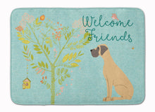 Load image into Gallery viewer, Welcome Friends Fawn Great Dane Natural Ears Machine Washable Memory Foam Mat BB7588RUG