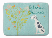 Load image into Gallery viewer, Welcome Friends Harlequin Great Dane Machine Washable Memory Foam Mat BB7590RUG