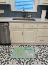 Load image into Gallery viewer, Welcome Friends Pink Poodle Machine Washable Memory Foam Mat BB7613RUG