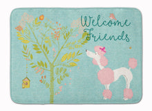 Load image into Gallery viewer, Welcome Friends Pink Poodle Machine Washable Memory Foam Mat BB7613RUG