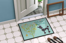 Load image into Gallery viewer, Welcome Friends Black Poodle Doormat - 18x27 Decorative Floor Mat – Indoor/Outdoor Rug with Artistic Flair BB7615MAT