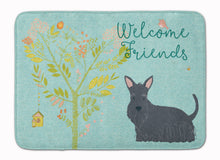 Load image into Gallery viewer, Welcome Friends Scottish Terrier Machine Washable Memory Foam Mat BB7616RUG