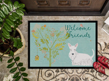 Load image into Gallery viewer, Welcome Friends White Scottish Terrier Doormat - 24x36 Decorative Floor Mat – Indoor/Outdoor Rug with Artistic Flair BB7617JMAT