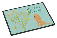 Load image into Gallery viewer, Welcome Friends Buff Cocker Spaniel Doormat - 18x27 Decorative Floor Mat – Indoor/Outdoor Rug with Artistic Flair BB7619MAT