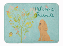 Load image into Gallery viewer, Welcome Friends Buff Cocker Spaniel Machine Washable Memory Foam Mat BB7619RUG