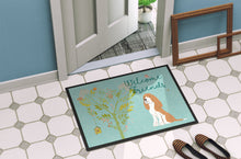 Load image into Gallery viewer, Welcome Friends Gold Springer Spaniel Doormat - 18x27 Decorative Floor Mat – Indoor/Outdoor Rug with Artistic Flair BB7620MAT