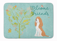 Load image into Gallery viewer, Welcome Friends Gold Springer Spaniel Machine Washable Memory Foam Mat BB7620RUG