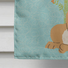 Load image into Gallery viewer, Welcome Friends Brown Staffie Flag Canvas House Size BB7624CHF