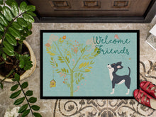 Load image into Gallery viewer, Welcome Friends Black White Chihuahua Doormat - 18x27 Decorative Floor Mat – Indoor/Outdoor Rug with Artistic Flair BB7627MAT