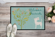 Load image into Gallery viewer, Welcome Friends White Chihuahua Doormat - 24x36 Decorative Floor Mat – Indoor/Outdoor Rug with Artistic Flair BB7629JMAT