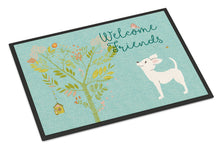 Load image into Gallery viewer, Welcome Friends White Chihuahua Doormat - 24x36 Decorative Floor Mat – Indoor/Outdoor Rug with Artistic Flair BB7629JMAT
