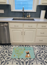 Load image into Gallery viewer, Welcome Friends Fawn French Bulldog Machine Washable Memory Foam Mat BB7633RUG