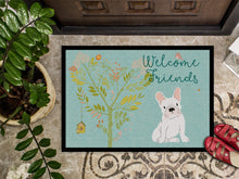 Load image into Gallery viewer, Welcome Friends White French Bulldog Doormat - 24x36 Decorative Floor Mat – Indoor/Outdoor Rug with Artistic Flair BB7635JMAT