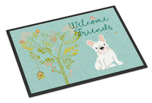 Load image into Gallery viewer, Welcome Friends White French Bulldog Doormat - 24x36 Decorative Floor Mat – Indoor/Outdoor Rug with Artistic Flair BB7635JMAT