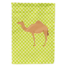 Load image into Gallery viewer, Arabian Camel Dromedary Green Flag Canvas House Size BB7643CHF