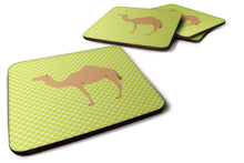 Load image into Gallery viewer, Arabian Camel Dromedary Green Foam Coaster  BB7643FC