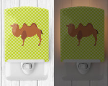 Load image into Gallery viewer, Bactrian Camel Green Ceramic Night Light BB7644CNL