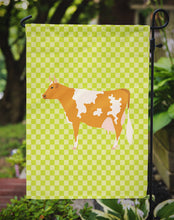 Load image into Gallery viewer, Guernsey Cow Green Garden Flag - Outdoor Decorative Yard Flag