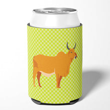 Load image into Gallery viewer, Zebu Indicine Cow Green Can or Bottle Hugger BB7651CC