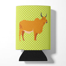 Load image into Gallery viewer, Zebu Indicine Cow Green Can or Bottle Hugger BB7651CC