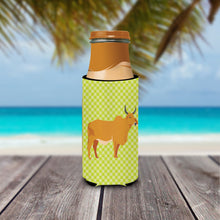 Load image into Gallery viewer, Zebu Indicine Cow Green   Hugger for slim cans