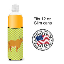Load image into Gallery viewer, Zebu Indicine Cow Green   Hugger for slim cans
