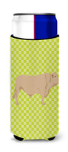 Load image into Gallery viewer, Charolais Cow Green   Hugger for slim cans