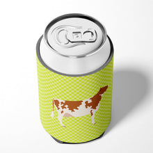 Load image into Gallery viewer, Ayrshire Cow Green Can or Bottle Hugger BB7653CC