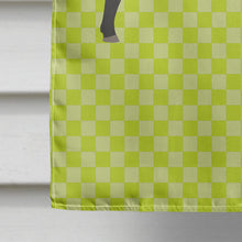 Load image into Gallery viewer, Black Angus Cow Green Flag Canvas House Size BB7654CHF