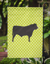 Load image into Gallery viewer, Black Angus Cow Green Garden Flag - Outdoor Decorative Yard Flag