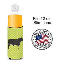 Load image into Gallery viewer, Black Angus Cow Green   Hugger for slim cans