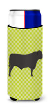 Load image into Gallery viewer, Black Angus Cow Green   Hugger for slim cans