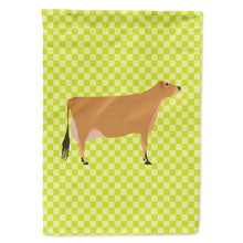 Load image into Gallery viewer, Jersey Cow Green Flag Canvas House Size BB7655CHF