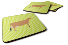 Load image into Gallery viewer, Jersey Cow Green Foam Coaster  BB7655FC