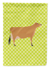 Load image into Gallery viewer, Jersey Cow Green Garden Flag - Outdoor Decorative Yard Flag