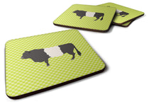 Load image into Gallery viewer, Belted Galloway Cow Green Foam Coaster  BB7657FC