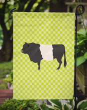 Load image into Gallery viewer, Belted Galloway Cow Green Garden Flag - Outdoor Decorative Yard Flag