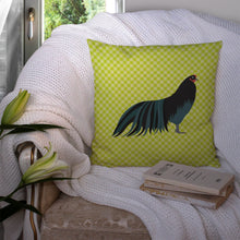 Load image into Gallery viewer, Sumatra Chicken Green Throw Pillow - 14x14 Decorative Pillow – Art for Your Home &amp; Patio BB7659PW1414