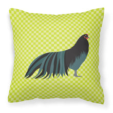 Load image into Gallery viewer, Sumatra Chicken Green Fabric Decorative Pillow BB7659PW1818