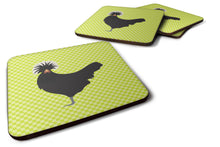 Load image into Gallery viewer, Polish Poland Chicken Green Foam Coaster  BB7660FC
