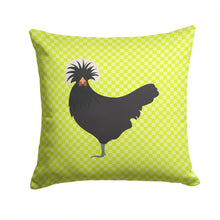 Load image into Gallery viewer, Polish Poland Chicken Green Throw Pillow - 14x14 Decorative Pillow – Art for Your Home &amp; Patio BB7660PW1414