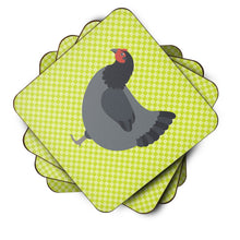 Load image into Gallery viewer, Jersey Giant Chicken Green Foam Coaster  BB7661FC