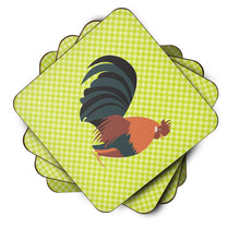 Load image into Gallery viewer, Dutch Bantam Chicken Green Foam Coaster  BB7662FC