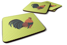 Load image into Gallery viewer, Dutch Bantam Chicken Green Foam Coaster  BB7662FC