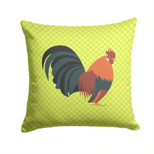 Load image into Gallery viewer, Dutch Bantam Chicken Green Throw Pillow - 14x14 Decorative Pillow – Art for Your Home &amp; Patio BB7662PW1414