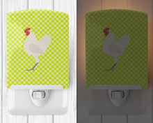 Load image into Gallery viewer, German Langshan Chicken Green Ceramic Night Light BB7663CNL